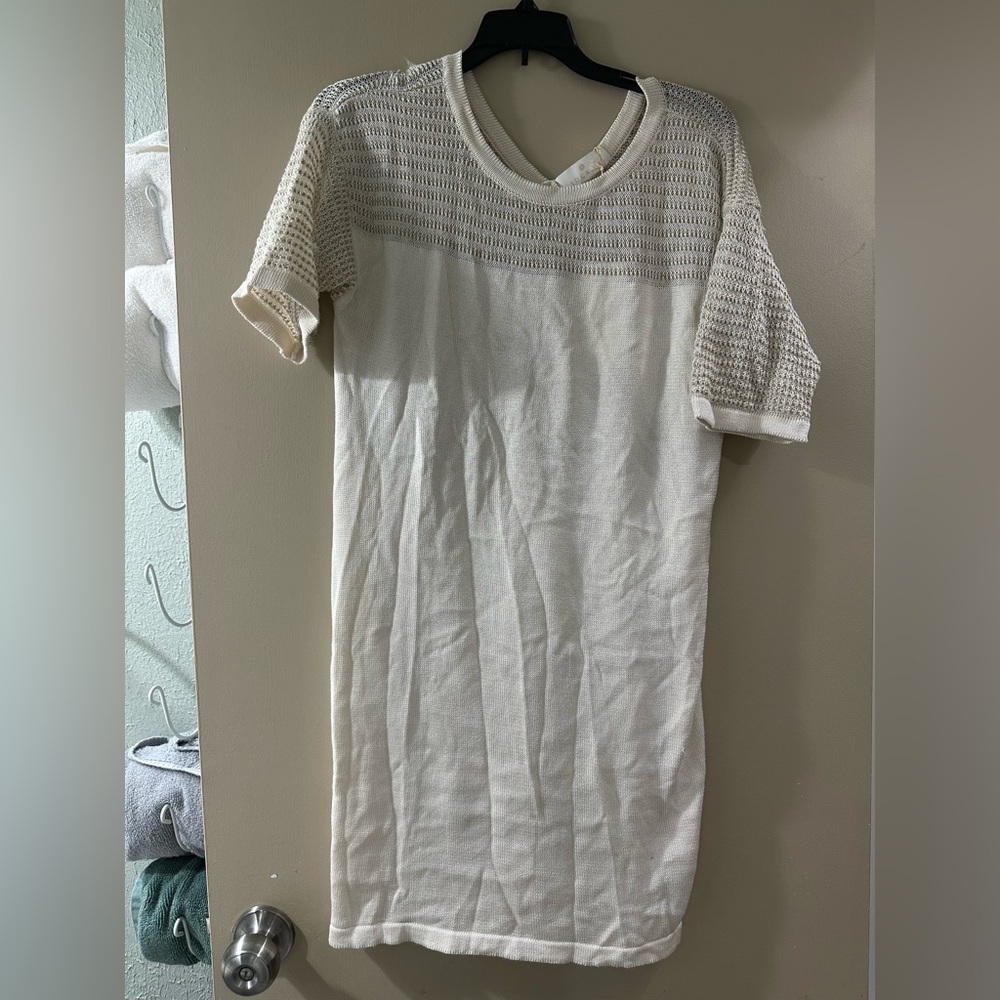 Socapri silk sweater dress